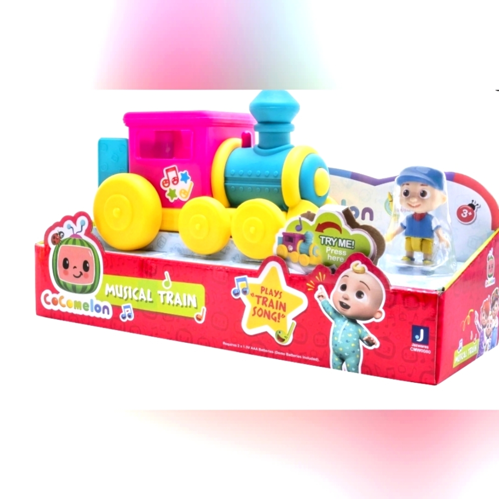 CoComelon Official Feature Musical Train Toy - Multicolor NIP